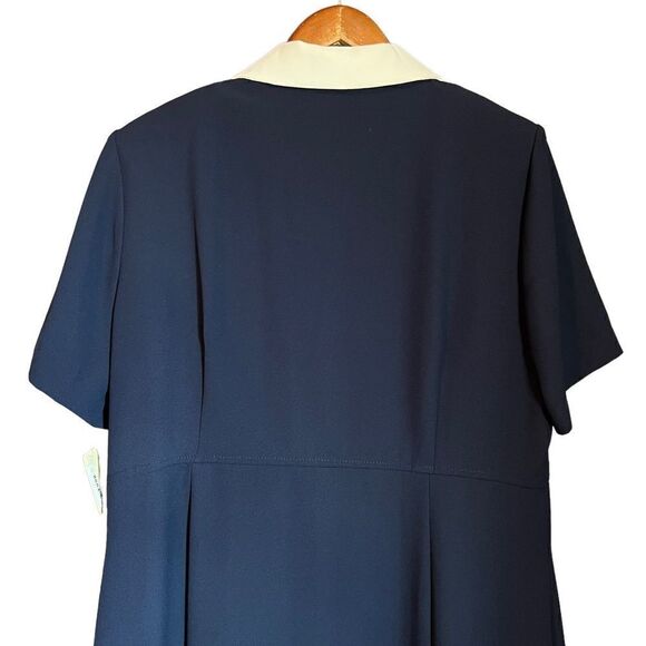 NWT! Nancy G vintage navy 2 piece dress and coat set - Picture 7 of 16